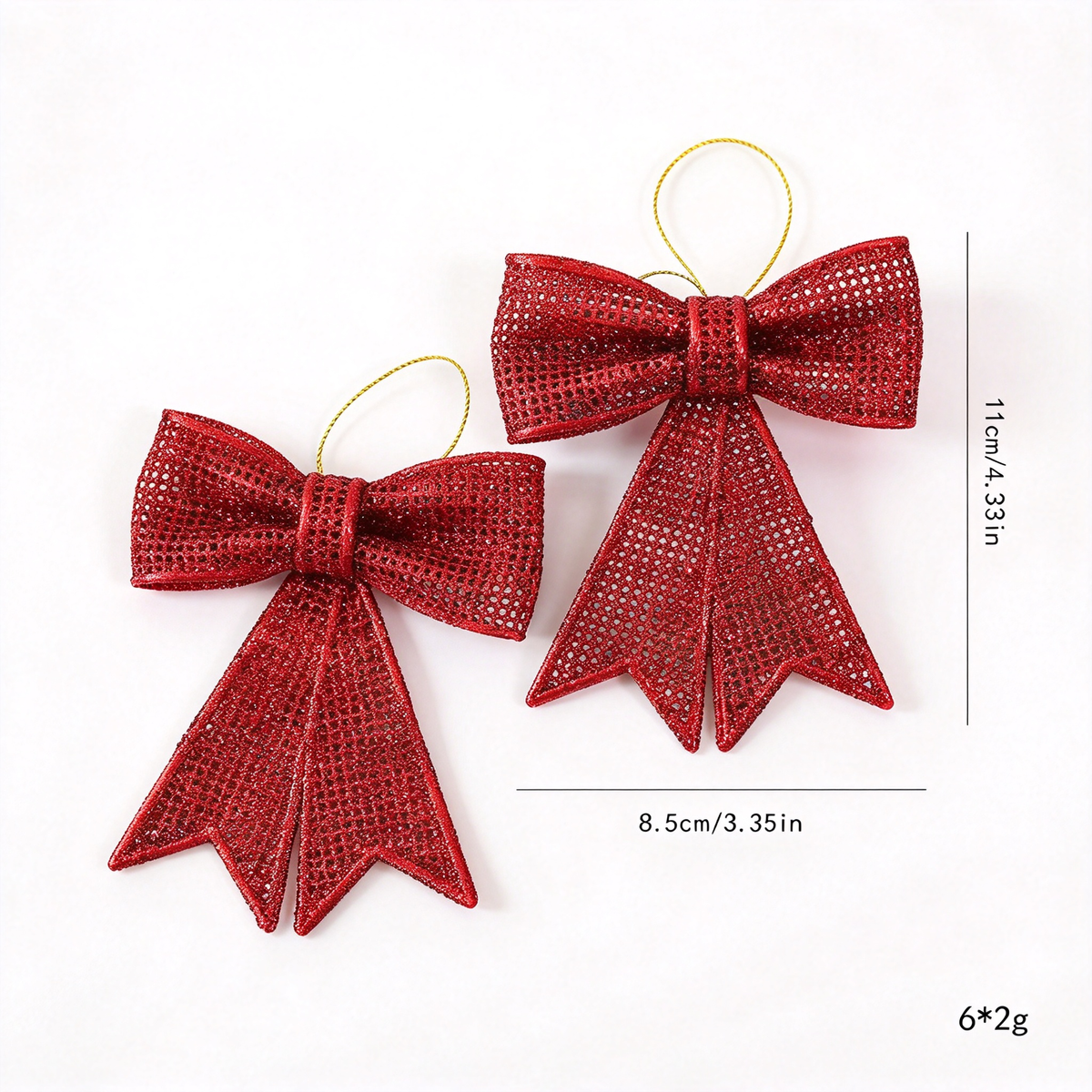 Christmas Decorations Set-Classic Red & Gold