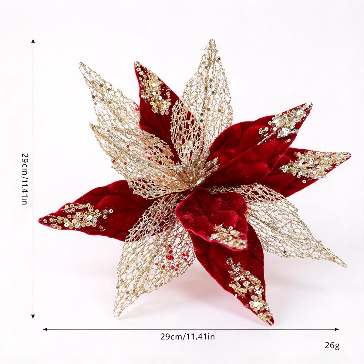Christmas Decorations Set-Classic Red & Gold