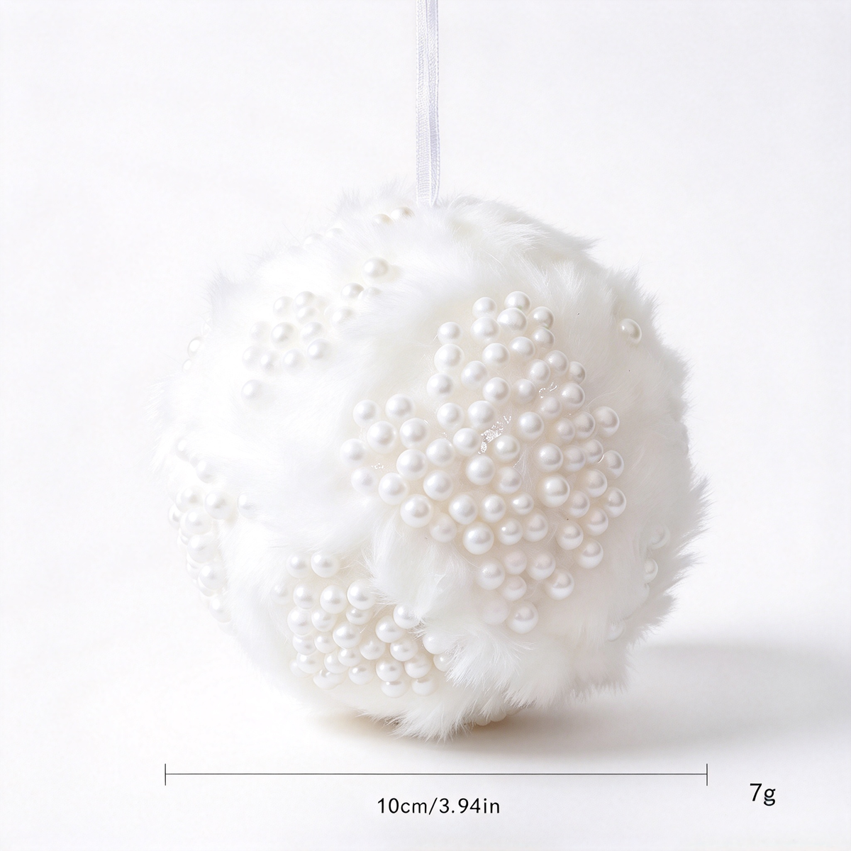 Christmas Decorations Set-Winter White & Silver