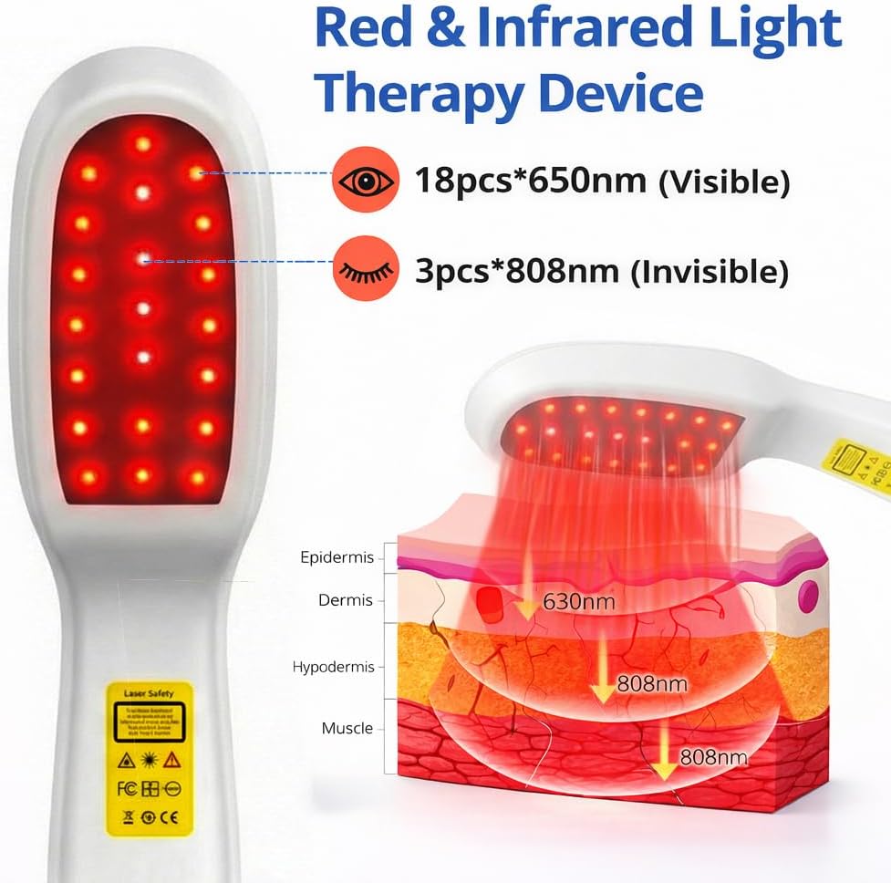 Physiotherapy Instrument Large Capacity Ultra-long Standby Household Portable Red Light Penetration Physiotherapy Instrument