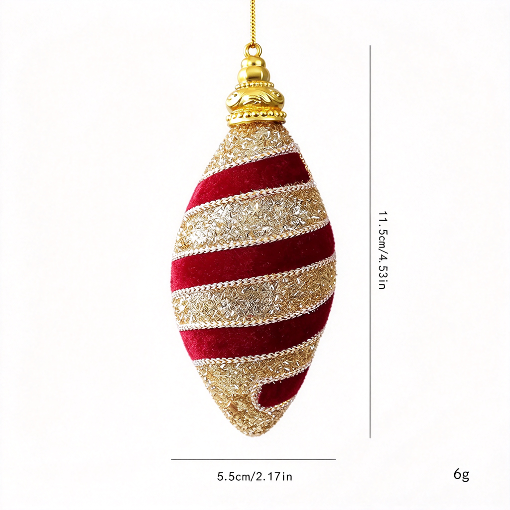 Christmas Decorations Set-Classic Red & Gold