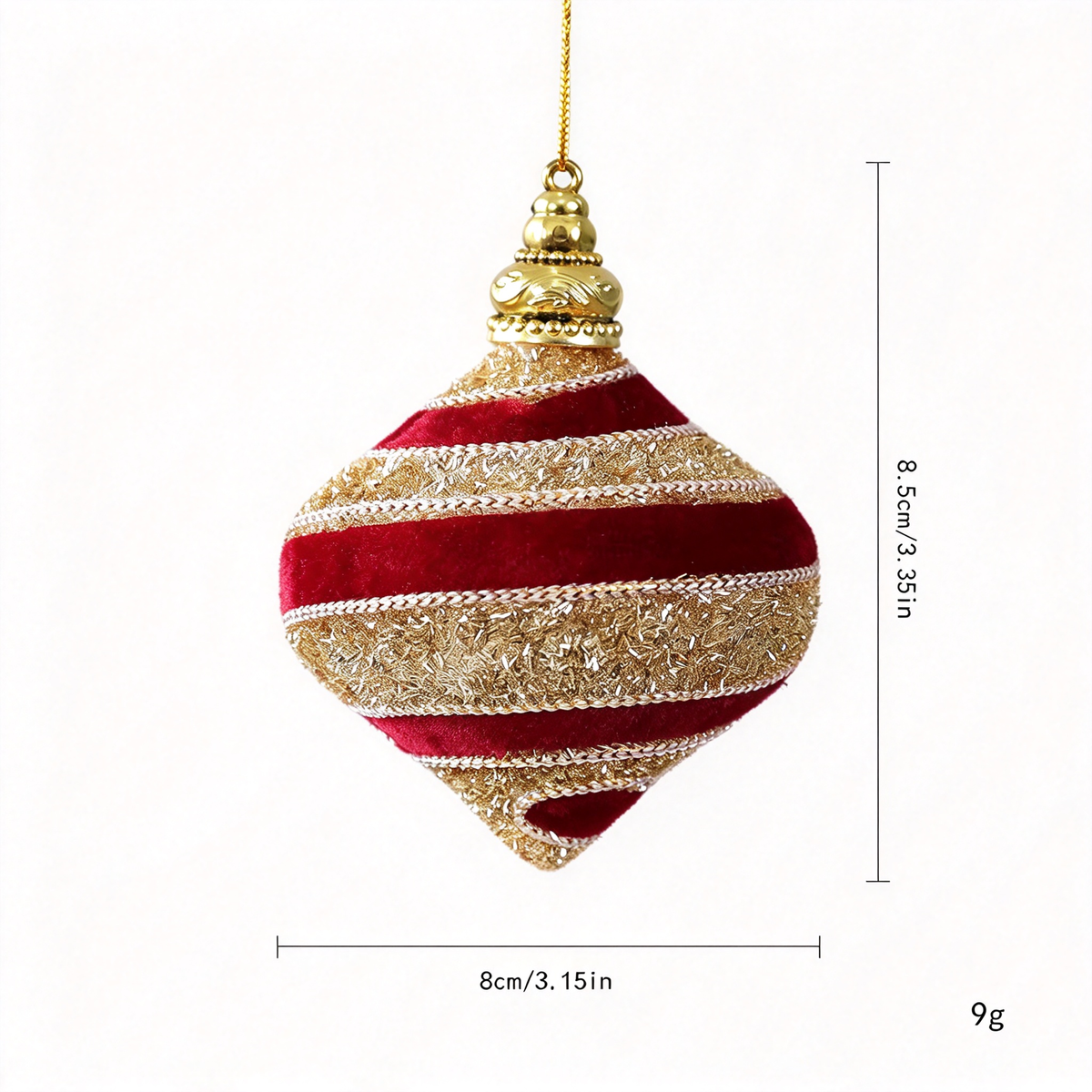 Christmas Decorations Set-Classic Red & Gold