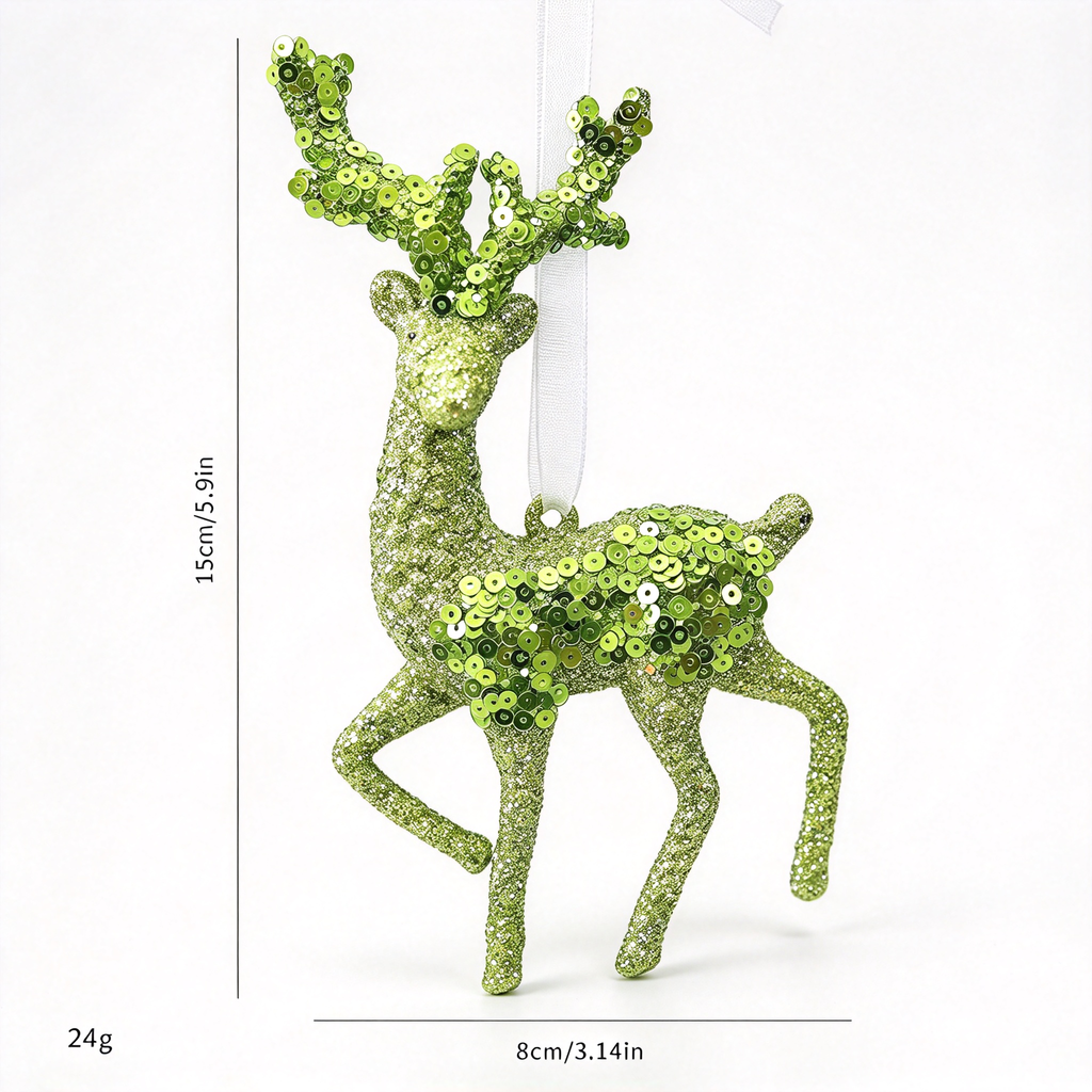 Christmas Decorations Set-Classic Green & Gold