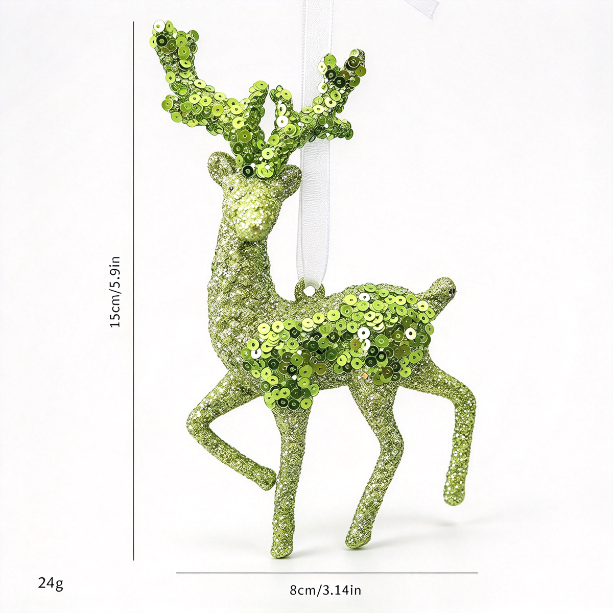 Christmas Decorations Set-Classic Green & Gold
