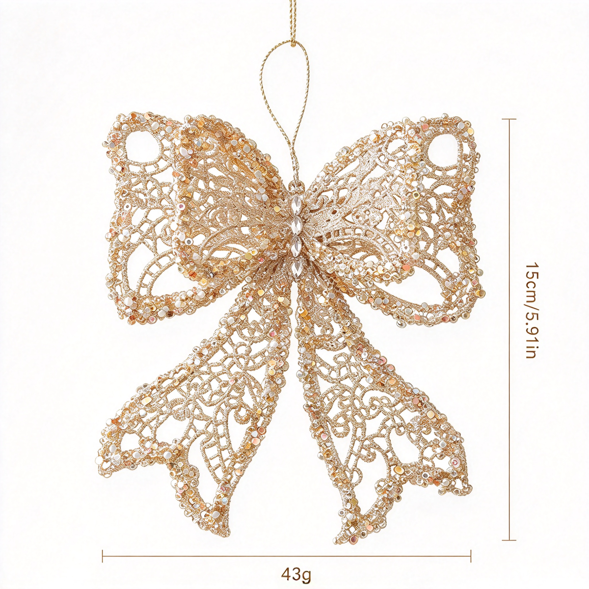Christmas Decorations Set-Classic Red & Gold