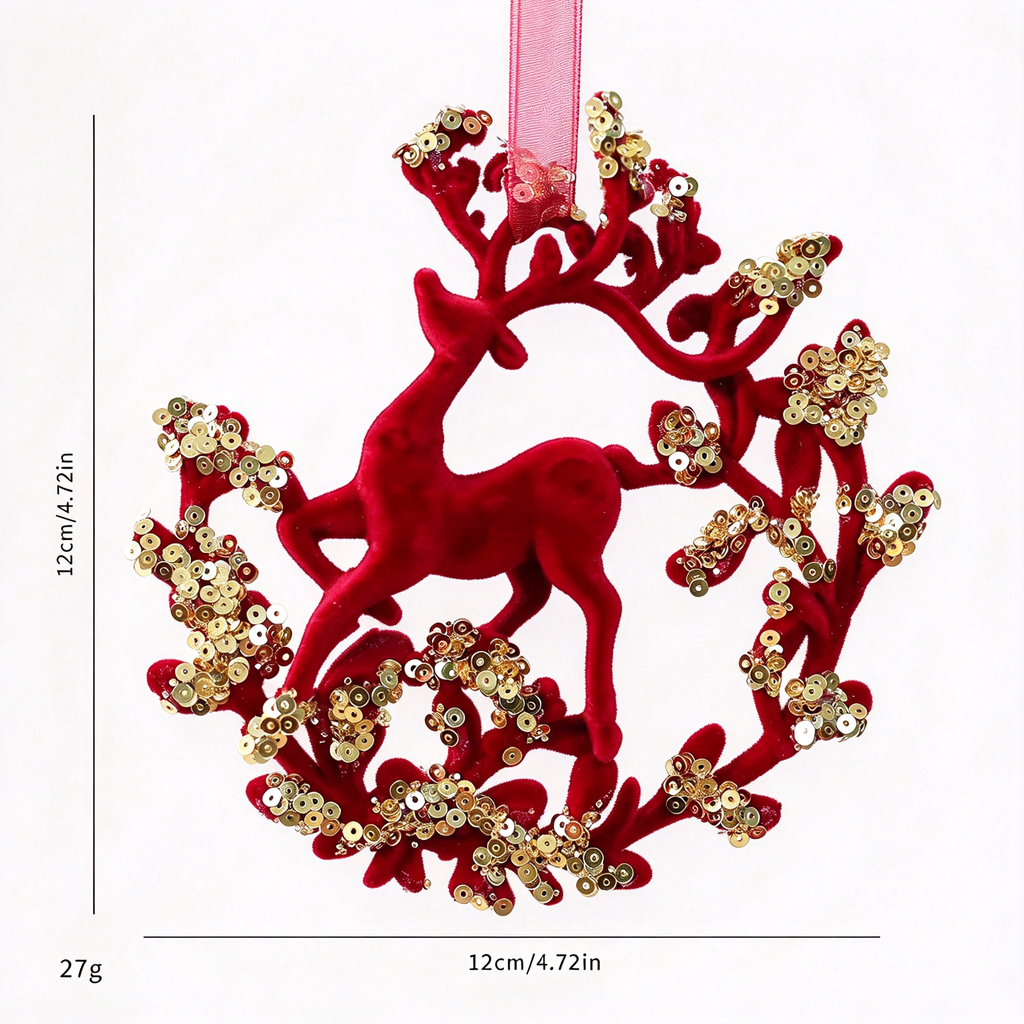 Christmas Decorations Set-Classic Red & Gold