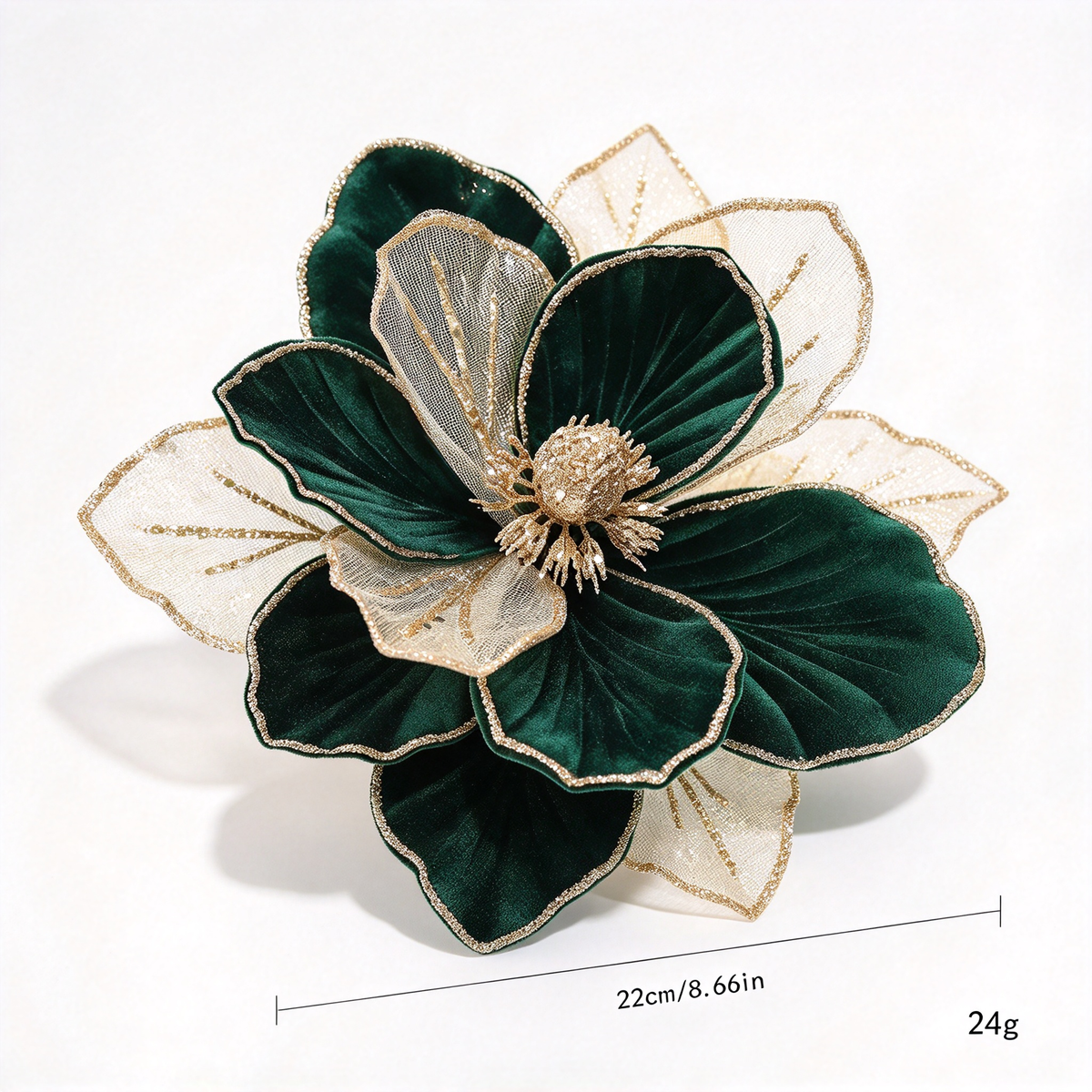 Christmas Decorations Set-Classic Green & Gold