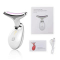 3/7 Color Vibration Massager, Multifunctional Face Neck Lift & Double Chin Reducer