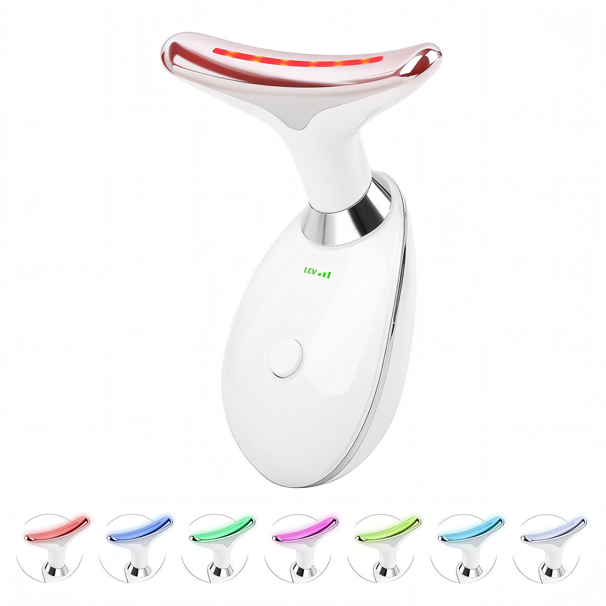 3/7 Color Vibration Massager, Multifunctional Face Neck Lift & Double Chin Reducer