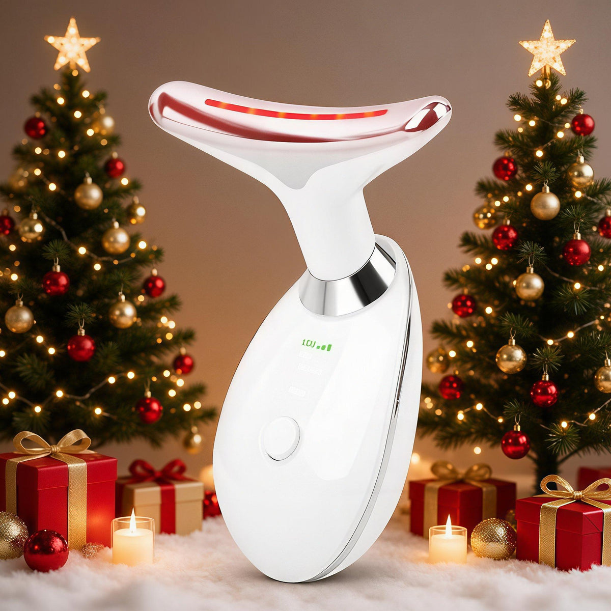 3/7 Color Vibration Massager, Multifunctional Face Neck Lift & Double Chin Reducer